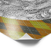 Green Brown Argyle Design Lijst Sjabloon Foto Pri Foto Afdruk (Hoek)