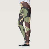 Green Brown Camou Leggings (Links)