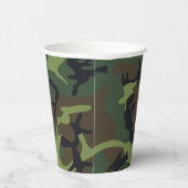 Green Brown Camouflage Papieren Bekers (Rechts)