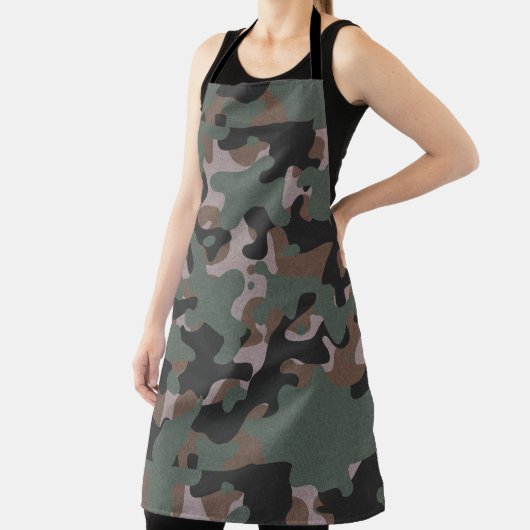 Green Brown Camouflage Schort (Insitu)