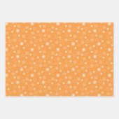 Green Brown Orange Christmas Forest Village Inpakpapier Vel (Voorkant 3)