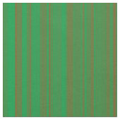 Green Brown Stripes Stof (Close Up)