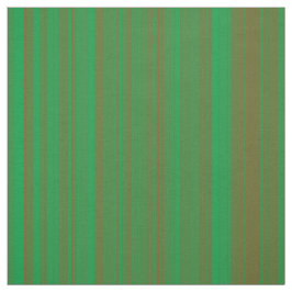 Green Brown Stripes Stof