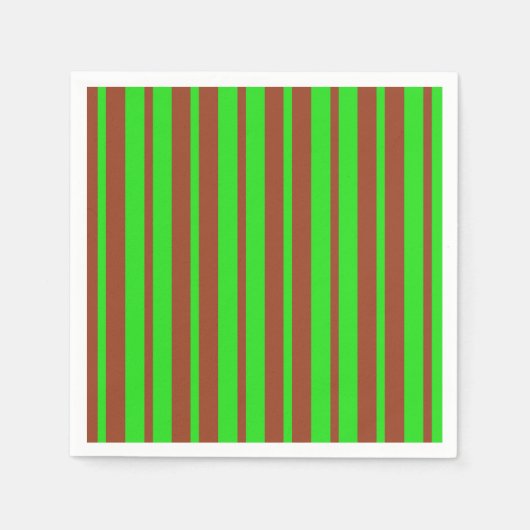 Green Brown Stylish Stripes Pattern Design  Servet (Voorkant)