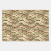 Green Brown Tree Inpakpapier Vel (Voorkant)