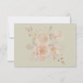 Green Brunch & Bubbly Wedding Shower Kaart (Achterkant)