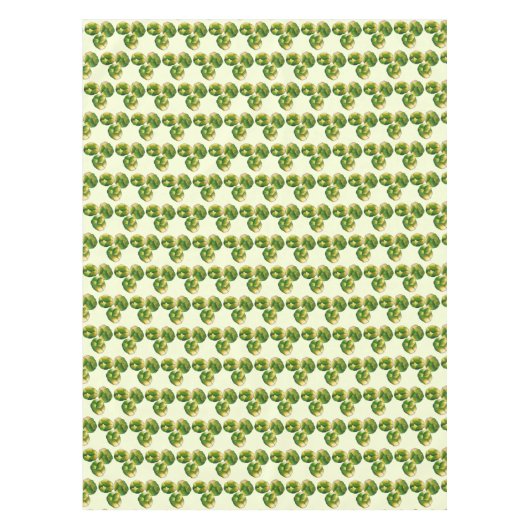 Green Brussels Sprouts Vegetable Veggie Food Tafelkleed (Voorkant)