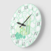 Green Bubble Candle Bathroom Grote Klok (Hoek)