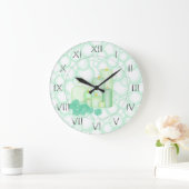 Green Bubble Candle Bathroom Grote Klok (Huis)