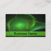 Green Bubble Streak-illustraties Visitekaartje (Voorkant)