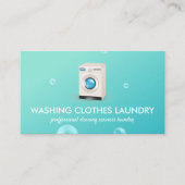 Green BUBBLE Wasserijreiniging Visitekaartje (Voorkant)