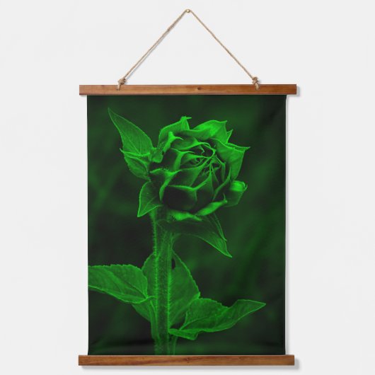 "Green Bud"  Hangend Wandkleed (Voorkant)