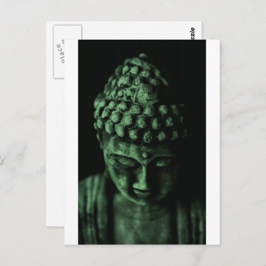 Green Buddha Briefkaart (Voorkant / Achterkant)