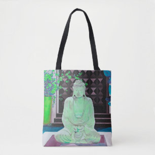 Green Buddha Canvas tas