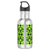 Green Buddha Kaleidoscoop Waterfles (Achterkant)