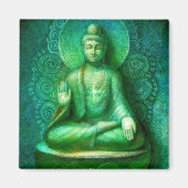 Green Buddha Magneet (Voorkant)