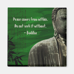 Green Buddha Magnet 