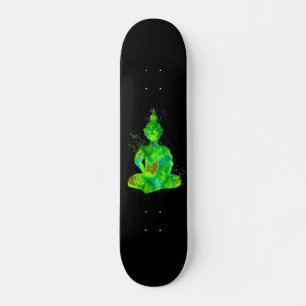 Green Buddha Silhouette Persoonlijk Skateboard