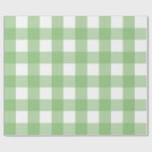 Green Buffalo Check Cadeaupapier (Vlak)