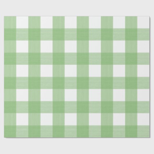 Green Buffalo Check Cadeaupapier (Vlak)