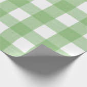 Green Buffalo Check Cadeaupapier (Hoek)
