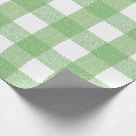 Green Buffalo Check Cadeaupapier (Hoek)