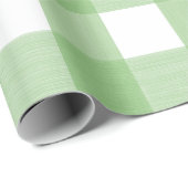 Green Buffalo Check Cadeaupapier (Rol Hoek)
