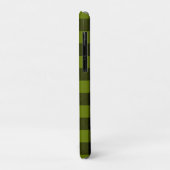 Green Buffalo Check Garden Case-Mate iPhone Case (Achterkant/links)