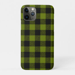 Green Buffalo Check Garden Case-Mate iPhone Case
