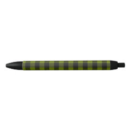 Green Buffalo Check Garden Zwarte Inkt Pen
