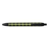 Green Buffalo Check Garden Zwarte Inkt Pen (Achterkant)