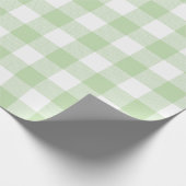 Green Buffalo Check Pattern Cadeaupapier (Hoek)