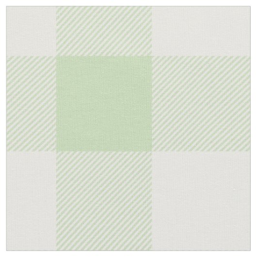 Green Buffalo Check Pattern Stof (Close Up)