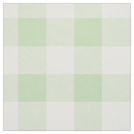 Green Buffalo Check Pattern Stof