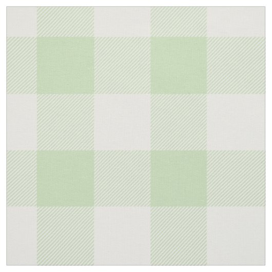 Green Buffalo Check Pattern Stof (Swatch)