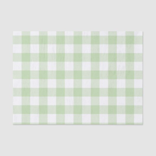 Green Buffalo Check Pattern Tissuepapier (Voorkant)