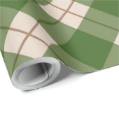 Green Buffalo controleert Kerstmis Cadeaupapier (Rol Hoek)