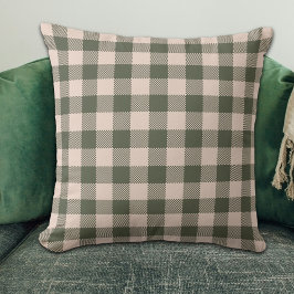 Green Buffalo Plaid Boerderij Kussen