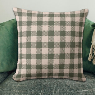 Green Buffalo Plaid Boerderij Kussen