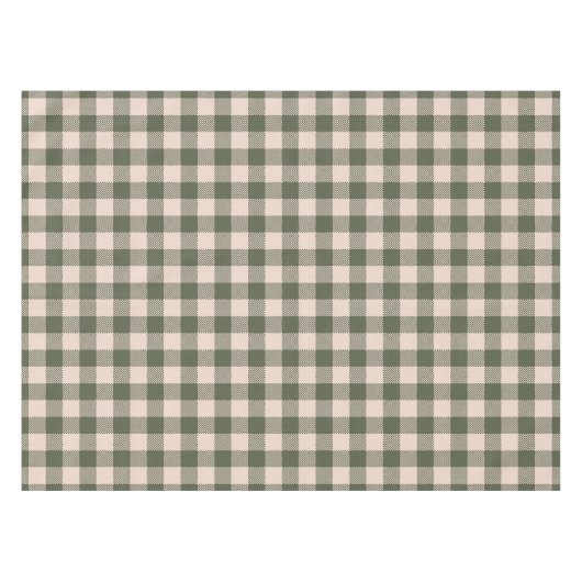 Green Buffalo Plaid Boerderij Tafelkleed (Voorkant (Horizontaal))