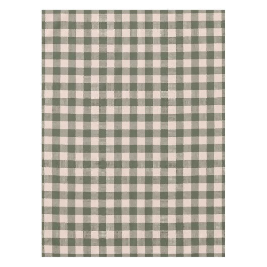 Green Buffalo Plaid Boerderij Tafelkleed (Voorkant)