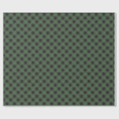 Green Buffalo Plaid Cadeaupapier (Vlak)