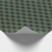 Green Buffalo Plaid Cadeaupapier (Hoek)
