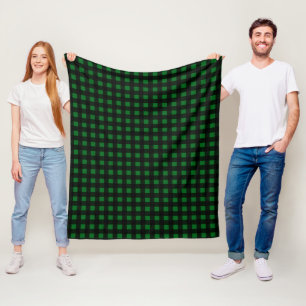 Green Buffalo Play Fleece Deken