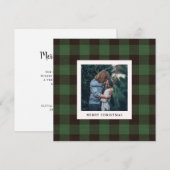 Green Buffalo Play | Foto voor kerstmis Feestdagenkaart (Voorkant / Achterkant)