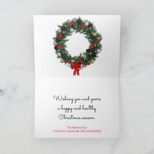 Green Buffalo Pset Elk Silhouette Wreath Sjabloon (Binnen)