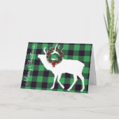 Green Buffalo Pset Elk Silhouette Wreath Sjabloon (Voorkant)