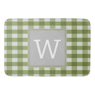 Green Buffalo Pset Monogram Bath Mat