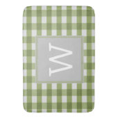 Green Buffalo Pset Monogram Bath Mat (Voorkant Verticaal)