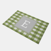 Green Buffalo Pset Monogram Doormat Deurmat (Schuin)